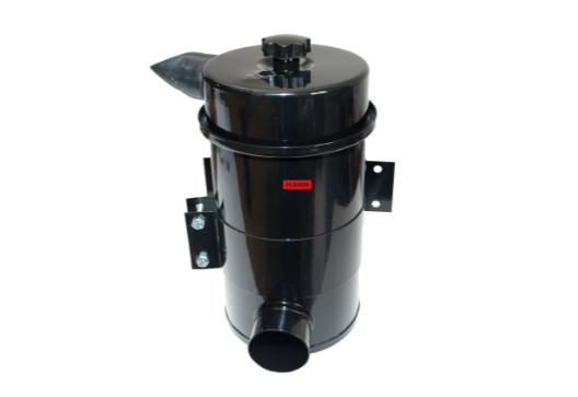 How does a radial flow filter work?